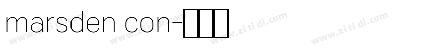marsden con字体转换